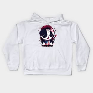 Cute Dog 4th of July Firework Fido Kids Hoodie